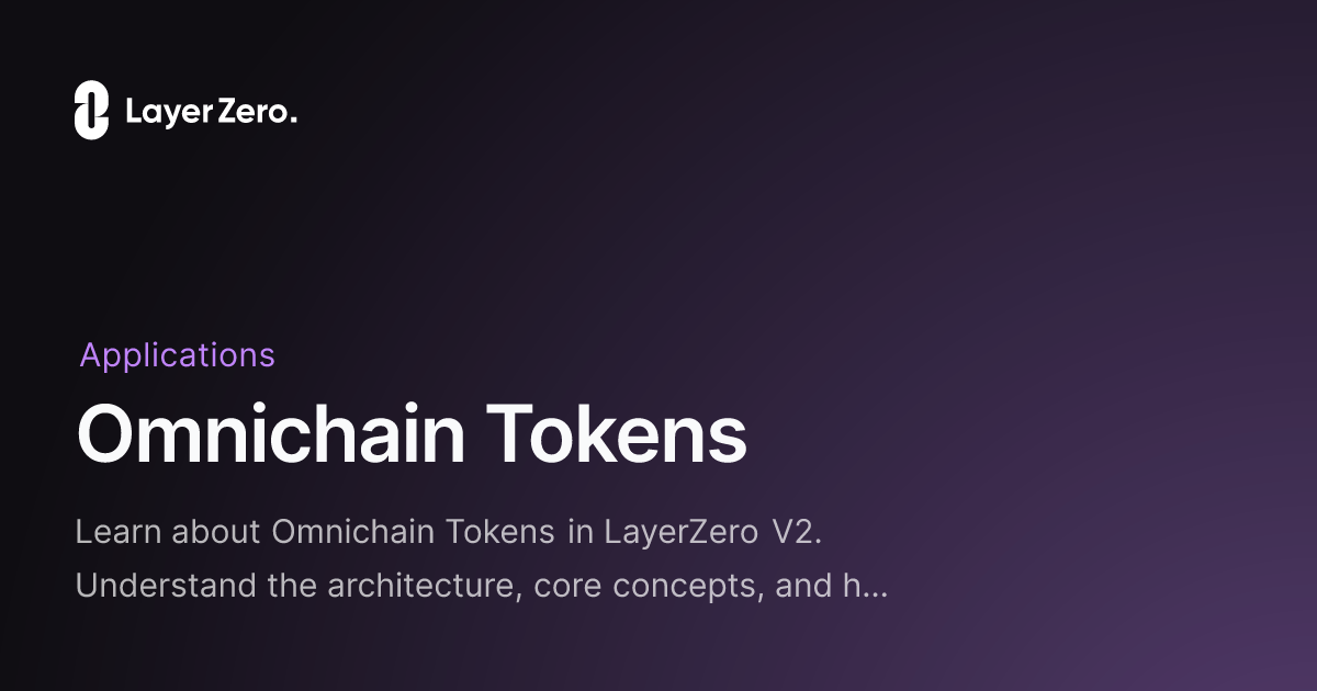 The Omnichain Standard